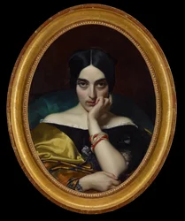 Porträt von Clémentine (Mrs. Alphonse) Karr, 1845